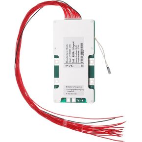 16S BMS 51.2V 120A Lifepo4 Battery Management System Protection Board with Balance and NTC,Ten Functional protections, Common Port for Solar Energy Storage System