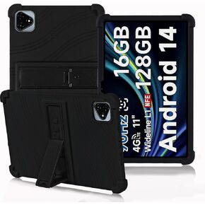 Atooz لـ Alldocube iPlay 60 Pro Case 11 Inch 2025 ، حالة سليكون الأطفال لـ iPlay 60 Pro Tablet 11 Int مع حامل (أزرق)