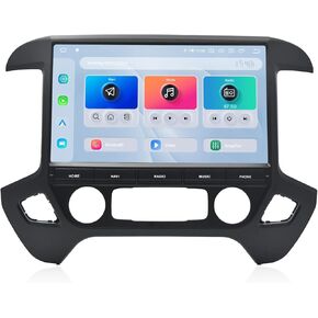 Dasaita Android 13 Car Stereo for Chevrolet Silverado GMC Sierra 2014-2019 with Wireless Carplay/Android Auto, 13.3" Touch Screen Head Unit, GPS, Radio, Bluetooth 5.0, 4G LTE/5G WiFi, 8G RAM+256G ROM