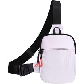 MJNUONE Mini Sling Bag for Men Outdoor Lightweight Small Crossbody Bag Women Casual Daily Bag Waterproof Phone Chest Bag for Traveling