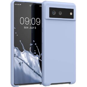 kwmobile Case Compatible with Google Pixel 6 Case - TPU Silicone Phone Cover with Soft Finish - Bordeaux Violet