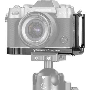 SUNWAYFOTO PFLO-XT50 L-Bracket for Fujifilm X-T50 Arca Swiss Quick Release L Plate, One Piece
