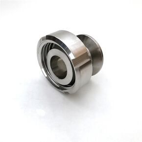 DIN11851 Weldling Liner and Round Nut to 1.5" Tri Clamp Adapter SS316L Stainless Steel (DN40)