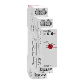 GEYA 2 Level Control Mode 1SPDT Liquid Timer Control Relay Electronic Liquid Level Control 10A(GRL8-01,AC/DC24V-240V)