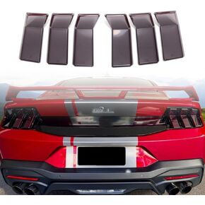 Jogon Tail Light Lamp Guard Trim for Ford Mustang GT S650 Dark Horse Ecoboost 2024 2025 Taillight Lens Cover, Rear Lamp Decorative Sticker