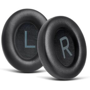 GVOEARS Real Leather Ear Pads Cushions for Bose 700 Noise Cancelling Headphones (NC700), Replacement Earpads with Softer Sheepskin Leather, Memory Foam, Added Thickness Extra Durable Ear Cups (Black)