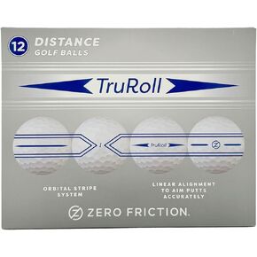 Zero Friction Tru Roll Golf Balls, Grey