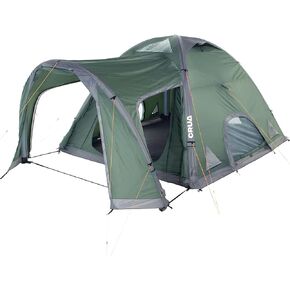 Crua Core 6 Person Tent - Air Tent with Inflatable Beams for a Quick & Easy Set Up, Large Family Tent and Porch