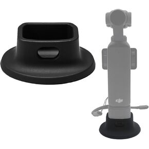 Silicone Non-Slip Desktop Stand for DJI Osmo Pocket 3, Lightweight and Compact, Portable OSMO Pocket 3 Accessory (Black)