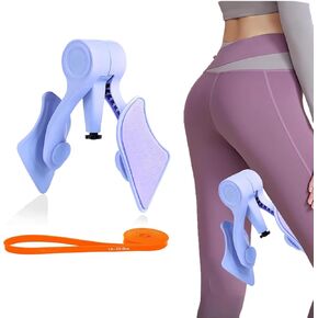 Men's Kegel Trainer for Pelvic Floor Muscle Repair - Strength-Adjustable Sphincter Exerciser Thigh Master for Home and Office Fitness, for Women Men Valentine's Day (Grey)