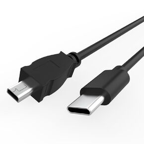 USB C to UC-E6 Photo Transfer Cord Compatible with Nikon D3300 D750 D5300 D7200 D3200, Coolpix B500, Select Coolpix & DSLR Camera Compatible with PC, iPhone 15, Android, MacBook with USB-C (1 FT)