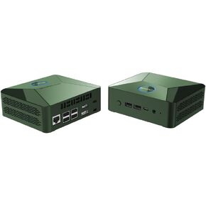 Mini PC 11th Celeron N4500 4GB DDR4 RAM/128GB SSD ، MINI Computer 4K Triple Display ، HDMI/DP/USB3.2/WIFI 5/BT5.2/RJ45 كمبيوتر سطح المكتب للمنزل/المكتب
