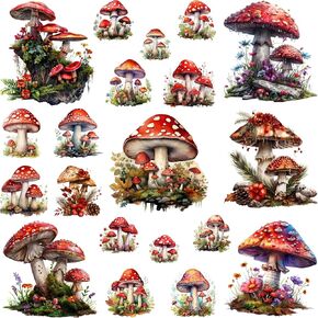 XERE 400 Pcs Butterflies Flora and Fauna Scrapbook Stickers Set for Scrapbooking and Journaling Notebooks, Junk Journal Supplies, Sketchbook, Bookmark Making, Planner Sticker