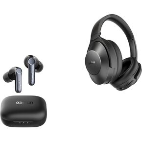 Earfun Air Pro 4 Adaptive Hybrid Lovectioning Lovely Wireless Aments و Qualcomm Snapdragon Sound و APTX ™ Lovel Life Wave Hybrid Hybrid Active Novening Headphones و Bluetooth 5.4