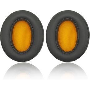 Replacement Ear Pads Compatible with Sennheiser Momentum 2.0(M2)/HD1 Headphones, Earpads Cushions, Headset Earpads, Ear Cups Cover Repair Parts-Black&Brown
