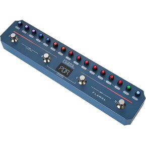 FLAMMA FG200 معالج ذكي متعدد الآثار مع 52 طرازات AMP 5 نماذج تعزيز 16 محاكاة الكابينة 7 وحدات التأثيرات 9 فتحات IR 40 مسبقات 40 أنماط الإيقاع دعم تطبيق OTG