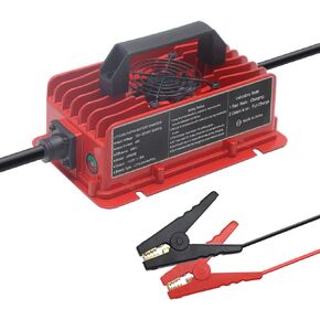 14.6v 30a lifepo4 شاحن البطارية ، AC-DC الذكي LifePo4 Lithium Battery Smart Charger لبطاريات فوسفات الحديد الليثيوم 12V (12.8 فولت) ، تدعم بسرعة شحن ماء IP65