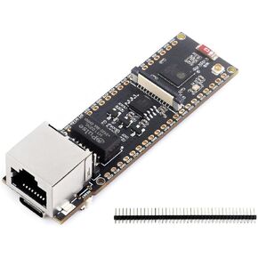 ESP32-S3 Ethernet Dev Board onboard 10/100Mbps RJ45 ETH Port, Camera Interface, USB Type-C Port, TF Card Slot and PoE Module Header, Wi-Fi & Bluetooth Support, 240MHz Dual Core Processor