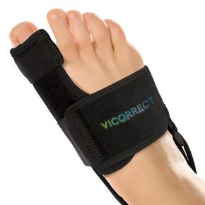 Adjustable Bunion Corrector for Women and Men: Orthopedic Bunion Splint Pain Relief for Day/Night Support (2PC)