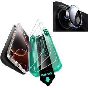 ESR for iPhone 16 Pro Max screen protector with Camera Lens Protector