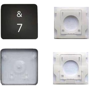 Replacement Number 7 Key Cap and Hinges are Applicable for MacBook Pro/Air Model A2141 A2251 A2289 A2179 A2337 A2338 A2442 A2485 A2779 A2780 A2941 A2918 A2992 A2681 A2941 2019-2023 Year
