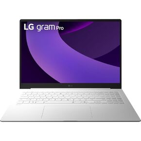 LG gram Pro 16-inch Thin and Lightweight Laptop Computer, AI-Enabled Intel Evo Edition Powered by Intel Core Ultra7(Series 2) 255H Processor, Windows 11 Home, 16GB RAM, 1TB SSD - Essence White