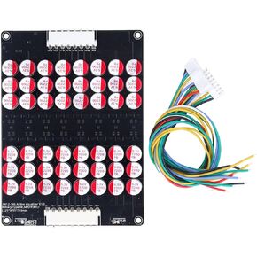 Lithium Battery Balancer Balance Board Universal 12 to 16S Battery Active Equalizer Module for LTO LPO LFP 60 to 300AH Battery Capacity 1.8V to 4.5V