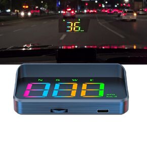 Universal Car HUD Head Up Display with GPS Speedometer, Windshield Projector for Auto, Motorcycle, Golf Cart, Truck & RV