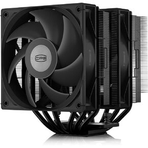 PCCOOLER CPS RT Series CPU Cooler, RT620 CPU Air Cooler Dual Tower CPU Fan 6 HeatPipe CPU Cooling System with Three Modes PWM Silent Fans, Air CPU Cooler for Intel LGA 115X/1200/1700,AMD AM4/AM5 Black