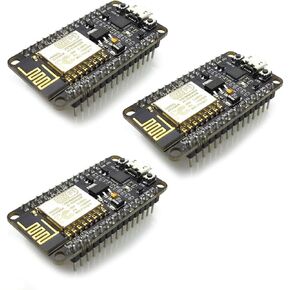 3 Pieces of ESP8266 NodeMCU CP2102 ESP-12E Development Boards are Open Source Serial modules, Perfectly Suitable for Arduino IDE/Micropython,and are of Large Size.