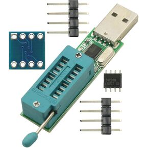 24CXX 24LCXX Programmer EEPROM Reader Writer 24C02 SOP to DIP Block USB