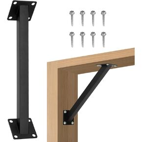 12PC 45 Degree Angle Support Bracket, Angle Support Bracket Pergola Brace for 4''x4'' Lumber, Pergola Angle Brackets for Pergolas, Cabins, Carports and Patios