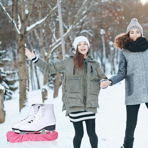 غطاء شفرة التزلج على الجليد من Klmnop، غطاء تزلج من قماش تيري الماص للتزلج على الجليد، والزلاجات على الجليد، وزلاجات الهوكي مناسبة للأطفال والشباب والكبار in Kuwait