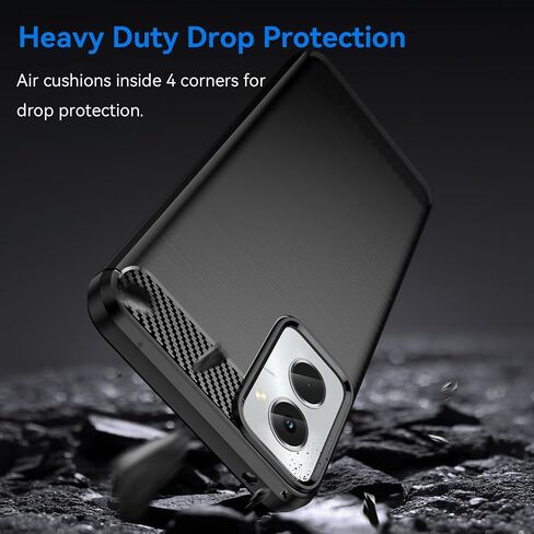 for Moto G Power 5G 2024 Case: with 2pcs Screen Protector Shock-Absorption Flexible TPU Rubber Protective Cover for Motorola Moto G Power 5G 2024(Black) in Kuwait