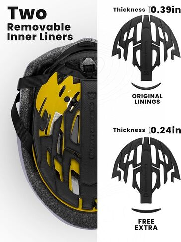 خوذة دراجة OutdoorMaster MIPS للبالغين - بطانات قابلة للإزالة وتهوية في بيئة متعددة - خوذات دراجات الطرق في الجبال والطرق السريعة للشباب والكبار in Kuwait