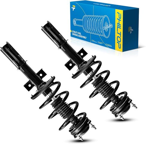 الدعامات الخلفية للصدمات PHILTOP لـ PT Cruiser 2001 2002 2003 2004 2005 2006 2007 2008 2009 2010، ممتص الصدمات 5989 * 2، دعامات مع زنبرك ملفوف SAA719 قطعتان in Kuwait