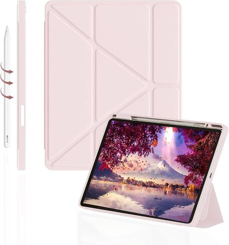 Case for iPad Air 7th/6th Generation 11 Inch M3/M2 (2025/2024), with Pencil Holder, Portrait & Lanscape Stand, Compatible with iPad Air 5th/4th Generation 10.9 Inch 2022/2020, Auto Wake/Sleep in Saudi Arabia