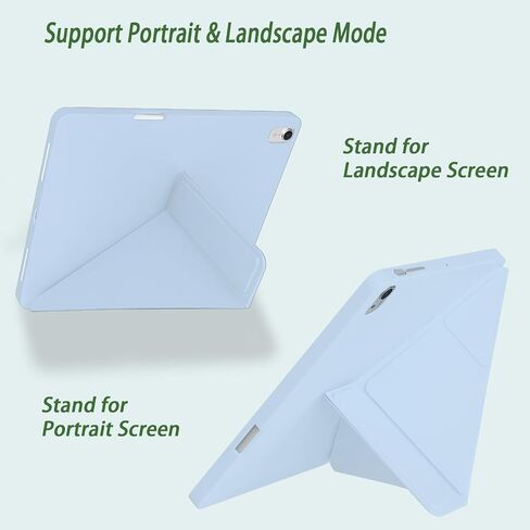 حالة لجيل iPad Air 7/6th 11 بوصة M3/M2 (2025/2024) ، مع حامل القلم الرصاص ، تصوير البورتريه و lanscape ، متوافق مع iPad Air 5th/4th Generation 10.9 بوصة 2022/2020 ، Auto Wake/Sleep in Saudi Arabia