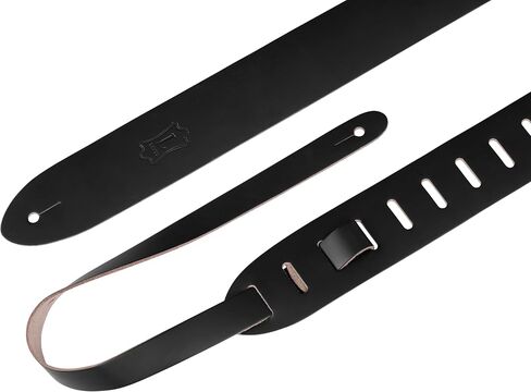Levy's Leathers 2" Chrome-tan Leather Guitar Strap. Adjustable from 36" to 52"; Black (M12-BLK) in Saudi Arabia