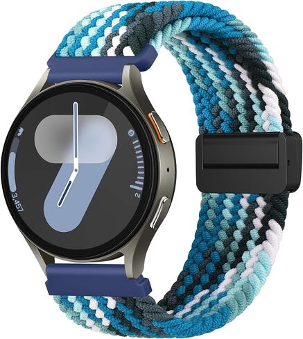 نطاقات Meliya لـ Galaxy Watch 7/6/5/4/FE/FE 40 مم 44 مم ، ل Samsung Galaxy Watch 5 Pro Band 45mm ، لـ Galaxy 6/4 Classic Bands 47mm 43mm 46mm 42mm Women Men Men Braided Magnetic Buck Strap in Kuwait