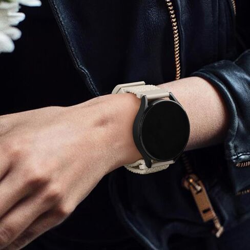 نطاقات Meliya لـ Galaxy Watch 7/6/5/4/FE/FE 40 مم 44 مم ، ل Samsung Galaxy Watch 5 Pro Band 45mm ، لـ Galaxy 6/4 Classic Bands 47mm 43mm 46mm 42mm Women Men Men Braided Magnetic Buck Strap in Saudi Arabia