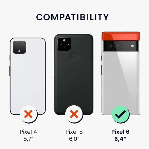 حالة Kwmobile متوافقة مع Google Pixel 6 Case - TPU Silicone Phone Cover مع Finish Finish - Bordeaux Violet in Saudi Arabia