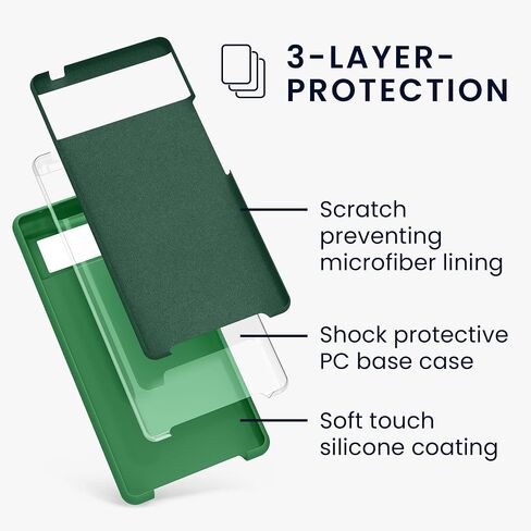 حالة Kwmobile متوافقة مع Google Pixel 6 Case - TPU Silicone Phone Cover مع Finish Finish - Bordeaux Violet in Saudi Arabia