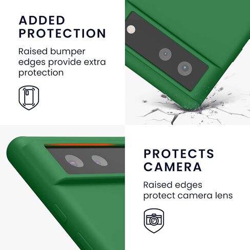حالة Kwmobile متوافقة مع Google Pixel 6 Case - TPU Silicone Phone Cover مع Finish Finish - Bordeaux Violet in Saudi Arabia