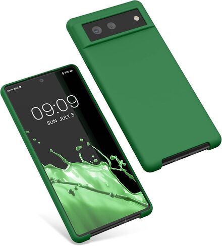 حالة Kwmobile متوافقة مع Google Pixel 6 Case - TPU Silicone Phone Cover مع Finish Finish - Bordeaux Violet in Saudi Arabia