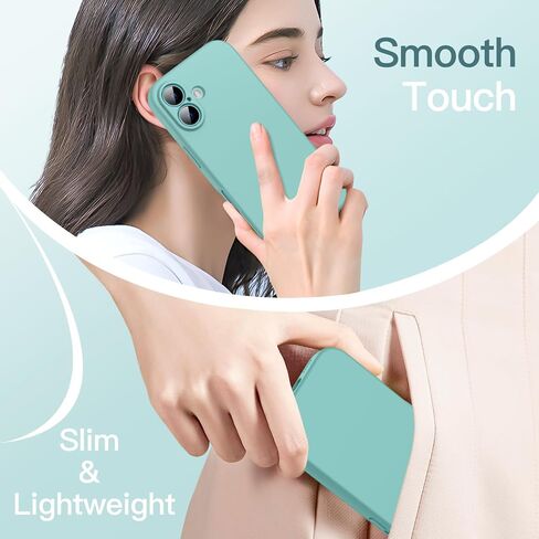 JETech Magnetic Silicone Case for iPhone 16 6.1-Inch, Compatible with MagSafe, Silky Soft Touch, Shock Absorbing Phone Cover with Camera Lens Full Protection (Teal) in Saudi Arabia