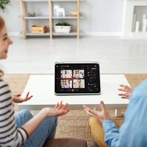 حالة لـ A16 IPAD 11th Generation 11 Inch (2025) ، iPad 10th Generation 10.9 inch (2022) ، 2 في 1 غطاء قابل للفصل مع وجود غطاء ثلاثي مغناطيسي واضح مع حامل قلم رصاص ، وردي in Kuwait