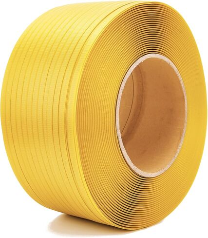 Poly Strap, Polypropylene(PP) Strapping Roll, 1/2" Width, 6400" - Ideal for Packaging and Shipping in Kuwait