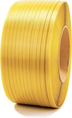 Poly Strap, Polypropylene(PP) Strapping Roll, 1/2" Width, 6400" - Ideal for Packaging and Shipping in Kuwait