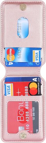 for iPhone 15 Pro Max Phone Case with Card Holder,for iPhone 15 Pro Max Wallet Case for Women Men with MagSafe Leather Protective for iPhone15promax case -Black Leopard in Kuwait